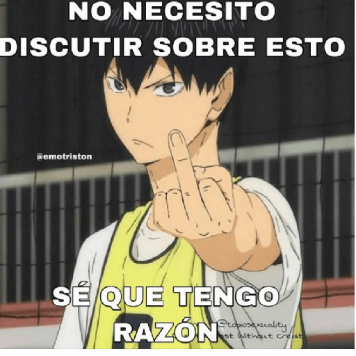 Reacciones ramdom anime 14