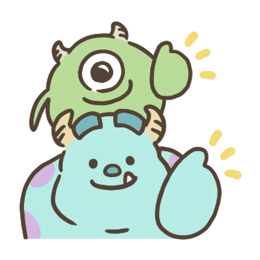Monsters, Inc. Cuteness👁️‍🗨️💚👧🏻 1