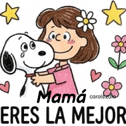 Día de las Madres Snoopy 💐🌷  3