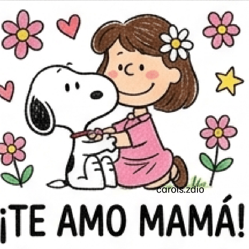 Día de las Madres Snoopy 💐🌷  1