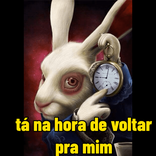 Coelho relógio 12
