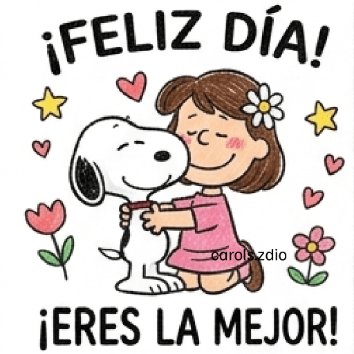 Día de las Madres Snoopy 💐🌷  5