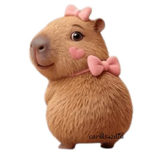 🎀 Capibara Capibara 📲🦫 9