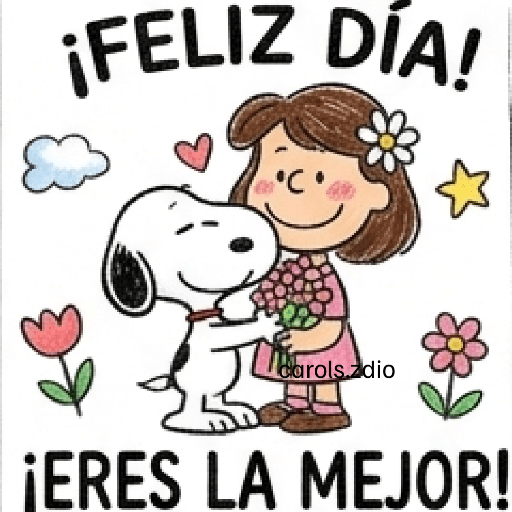 Día de las Madres Snoopy 💐🌷  12