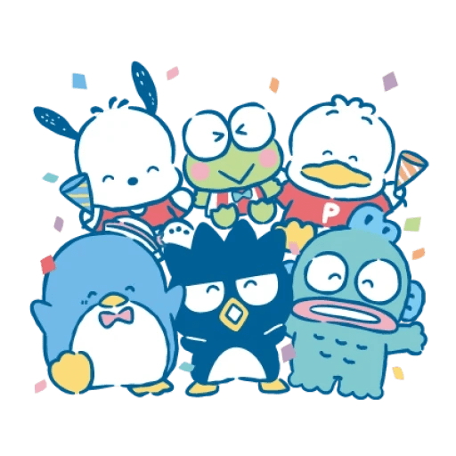 Pochacco y amigos Sanrio 🩵💙 4