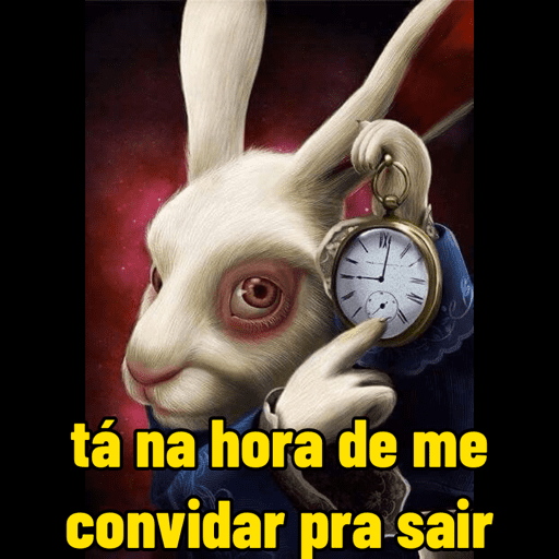 Coelho relógio 13
