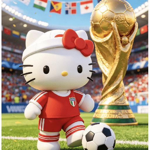 🧿 Hello Kitty Mundialera⚽🏆 1
