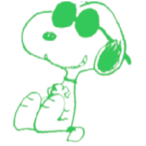 Snoopy verde reacciones 💚🦴 12