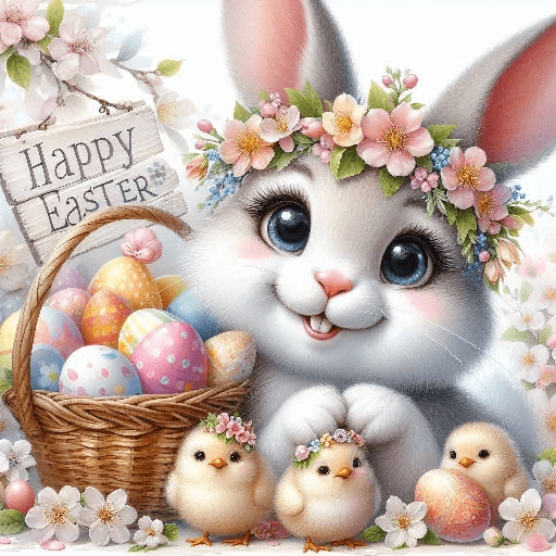 Happy Easter Bunny 🌈🥚🐰 9