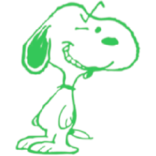 Snoopy verde reacciones 💚🦴 11