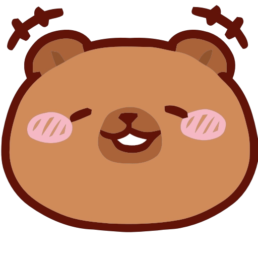 Capibara Emojis 🪵🦫 2