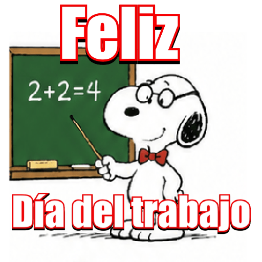 Snoopy Día del trabajo 💼👷🏻🧑🏻‍✈️ 5