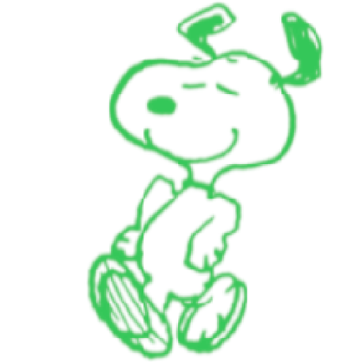 Snoopy verde reacciones 💚🦴 9