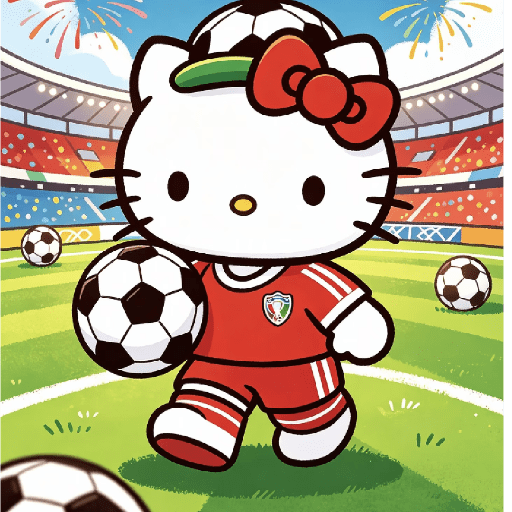 🧿 Hello Kitty Mundialera⚽🏆 4