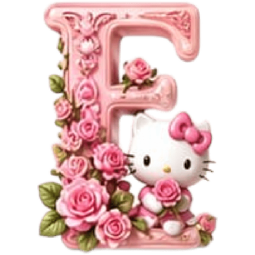 ABC Alfabeto Hello Kitty 🎀🌸🩷 5