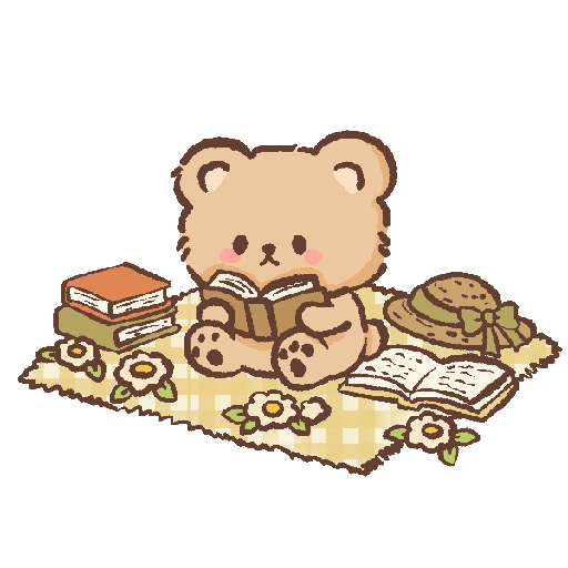 Osito Kawaii Flores 🌼🧸🌼 9
