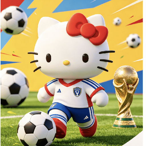 🧿 Hello Kitty Mundialera⚽🏆 3