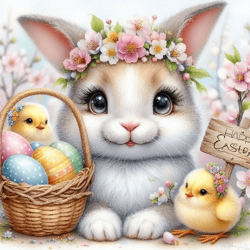 Happy Easter Bunny 🌈🥚🐰 14