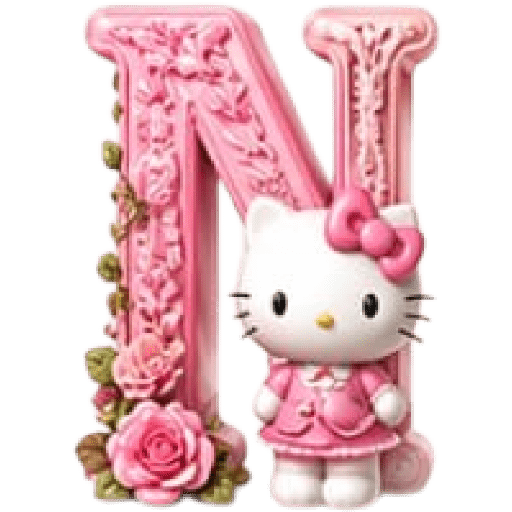 ABC Alfabeto Hello Kitty 🎀🌸🩷 14
