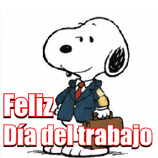 Snoopy Día del trabajo 💼👷🏻🧑🏻‍✈️ 1