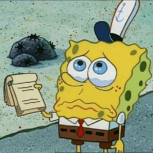Bob Esponja triste 🥹 8