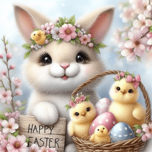 Happy Easter Bunny 🌈🥚🐰 5
