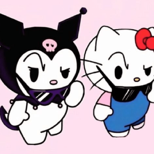 Kuromi y hello Kitty 1