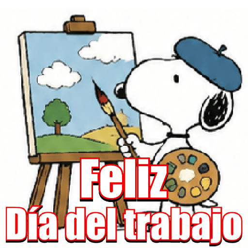 Snoopy Día del trabajo 💼👷🏻🧑🏻‍✈️ 11