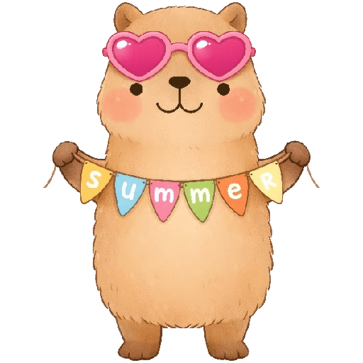 Capibara Mood vacaciones 🏖️🍹 7
