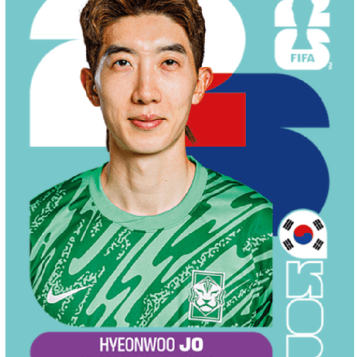 🧿 Laminas Seleccion Corea🇰🇷 12