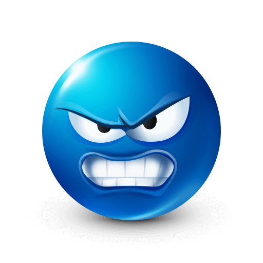 Expressive Blue Emoji V2 24