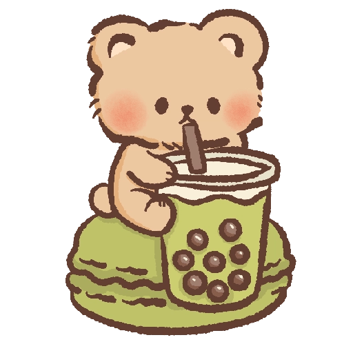 🍵 Matcha Oso Kawaii 🧸🧉 1