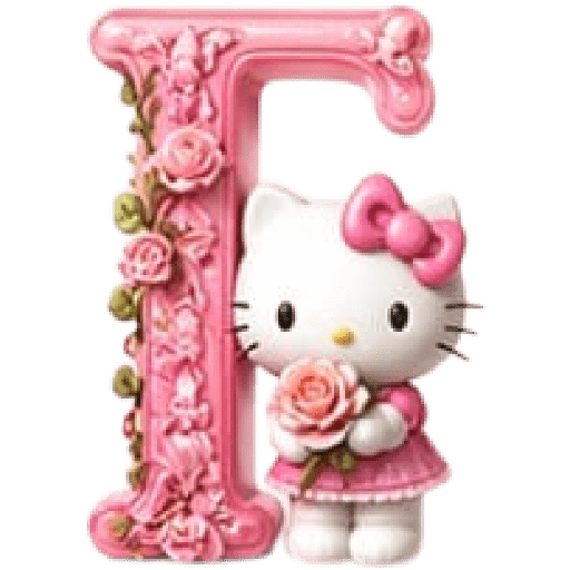 ABC Alfabeto Hello Kitty 🎀🌸🩷 6