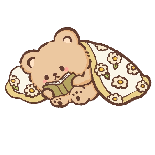 Osito Kawaii Flores 🌼🧸🌼 7
