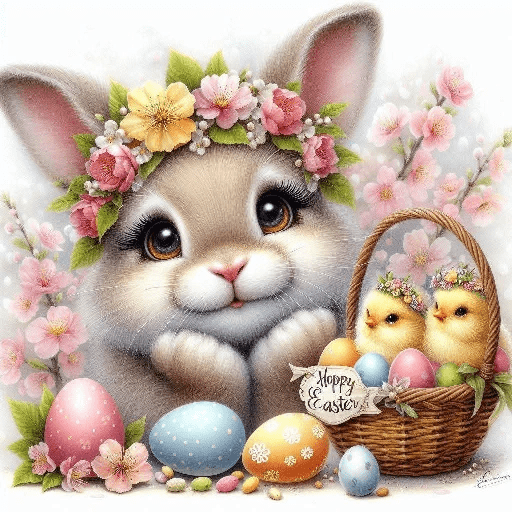 Happy Easter Bunny 🌈🥚🐰 2
