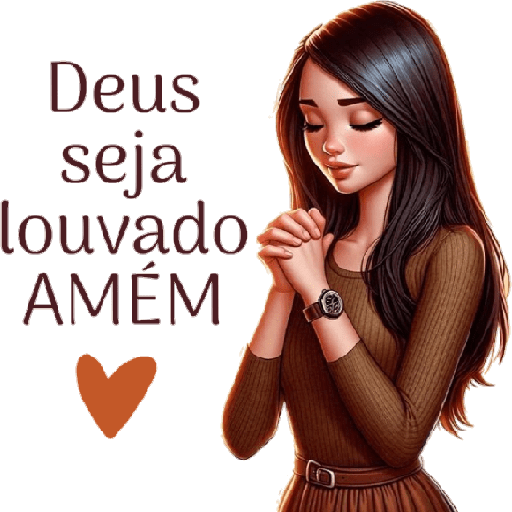 Menina Orando  8