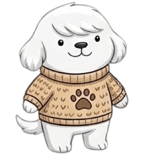 Cute Dog 🐕 Perrito Blanco 🆕2 4