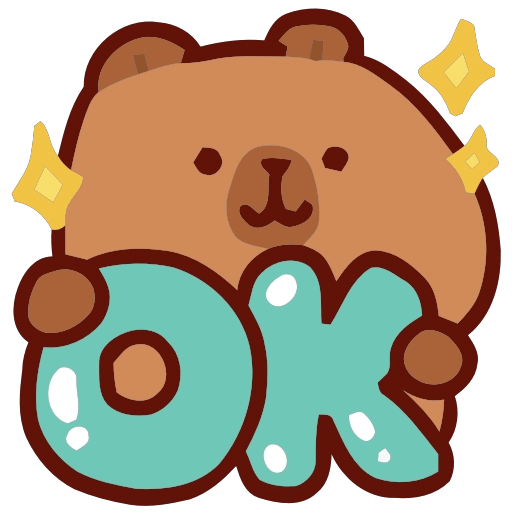Capibara Emojis 🪵🦫 1