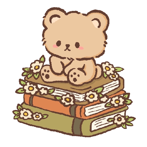 Osito Kawaii Flores 🌼🧸🌼 6