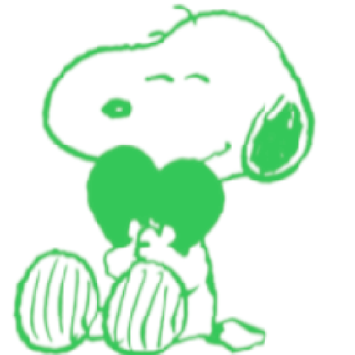 Snoopy verde reacciones 💚🦴 15