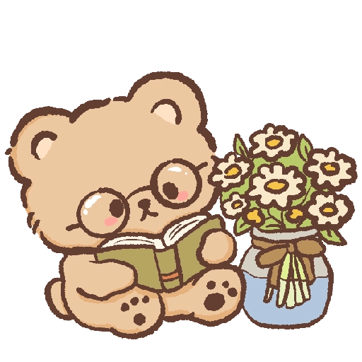 Osito Kawaii Flores 🌼🧸🌼 5