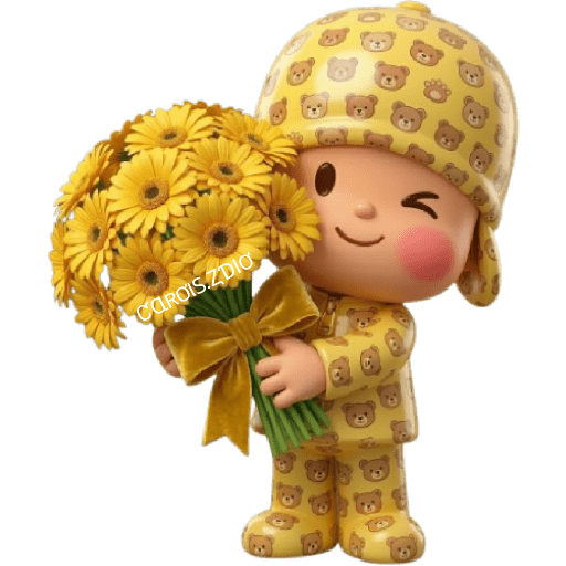 💛🌻 Pocoyó Flores Amarillas🌻💛 18