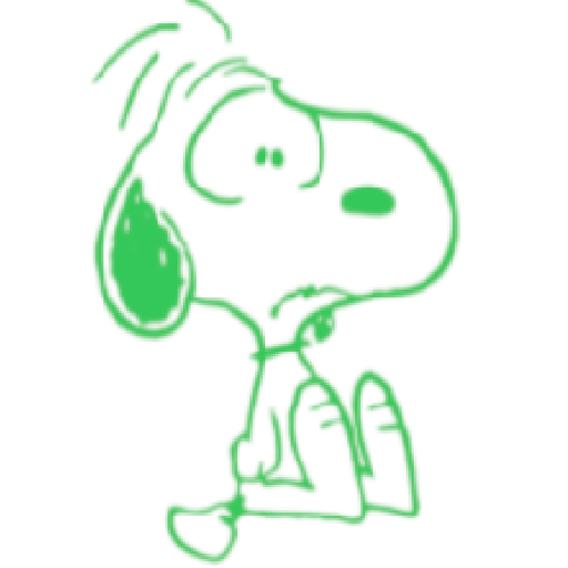 Snoopy verde reacciones 💚🦴 13