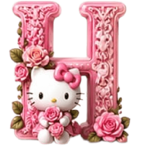 ABC Alfabeto Hello Kitty 🎀🌸🩷 8