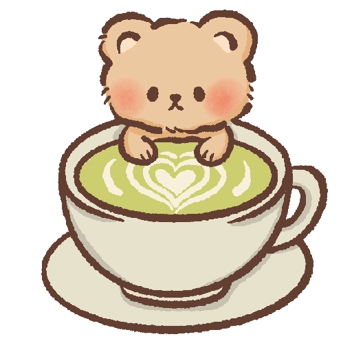 🍵 Matcha Oso Kawaii 🧸🧉 2