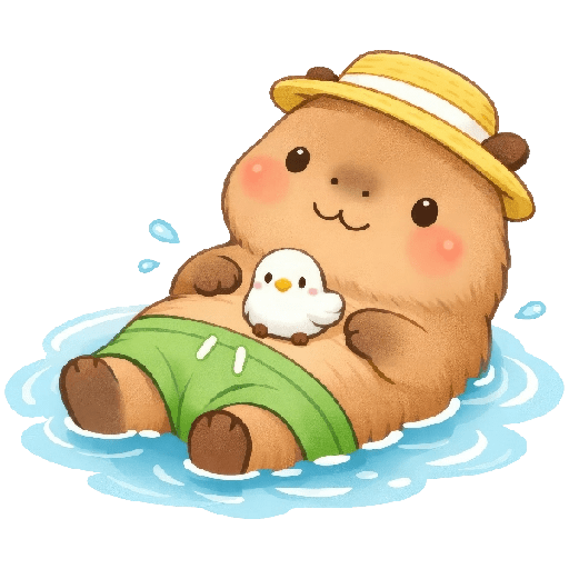 Capibara Mood vacaciones 🏖️🍹 4