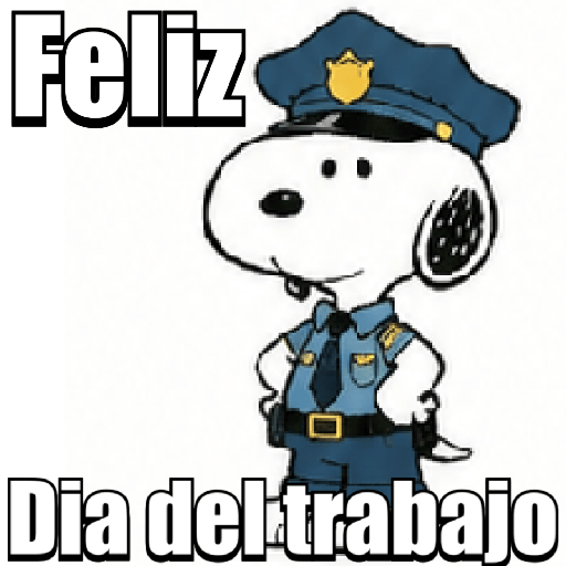 Snoopy Día del trabajo 💼👷🏻🧑🏻‍✈️ 9