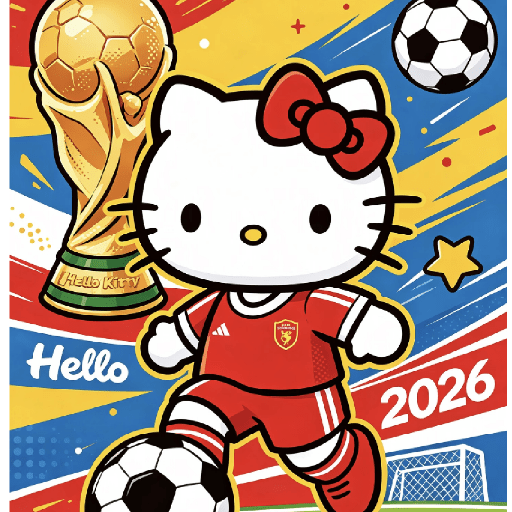 🧿 Hello Kitty Mundialera⚽🏆 5