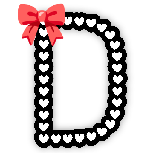 🎀letter coquette💖ABC🎀 4