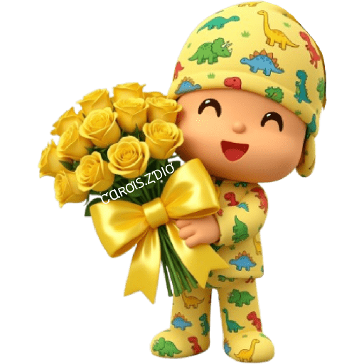 💛🌻 Pocoyó Flores Amarillas🌻💛 17
